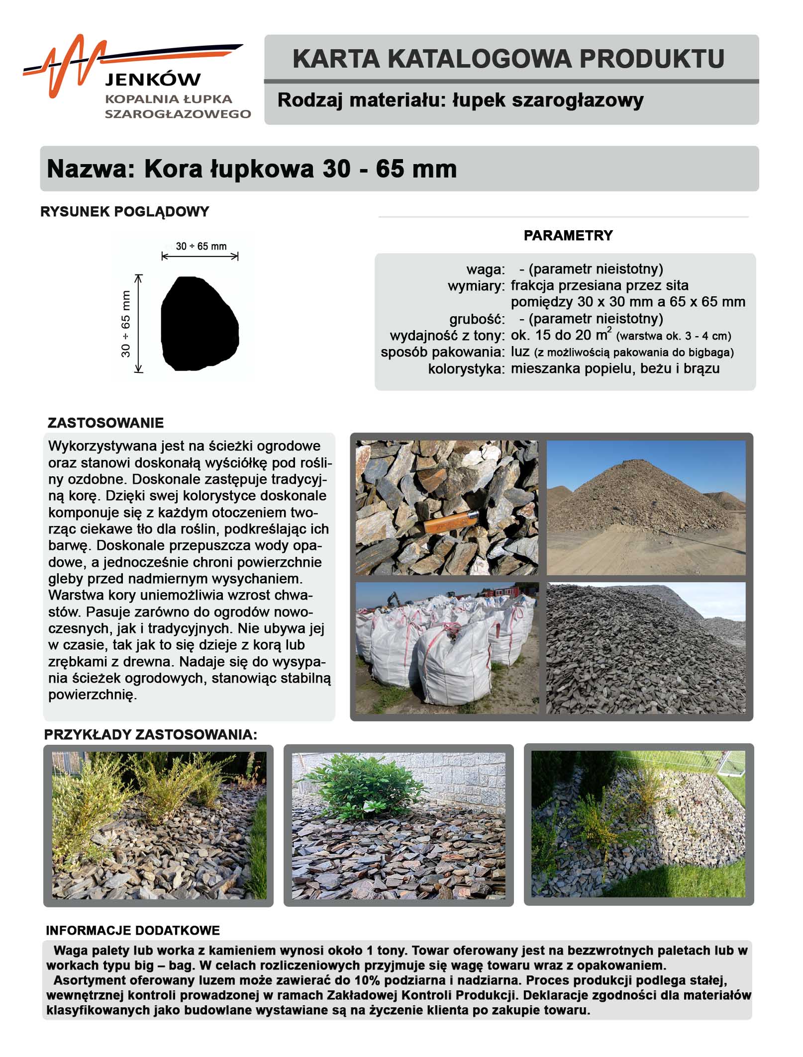 Kora kamienna - sort 30-65 mm - obrazek 10